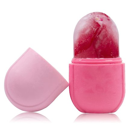 Genanvendelig Ansigt Isrulle Til Køling Og Lindring, Pink