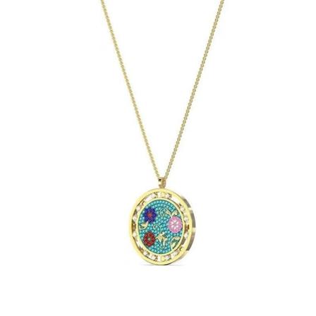 S925 sterling silver halsband för kvinnor europeisk och amerikansk DXGHC