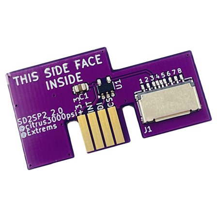 Ammattimainen korttisovitin muistikortinlukija SD2SP2 SDLoad SDL:lle