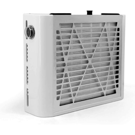 Negle Støvsuger til Manicure, Kraftfuld Neglebords Støvsuger, Professionel Neglestøv Støvsuger til Manicure, Hvid