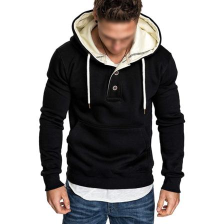 Långärmad Tröja I Fleece För Män