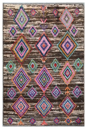 Hand Knotted Moroccan Berber - Afghanistan 80X124 Wool Rug Small