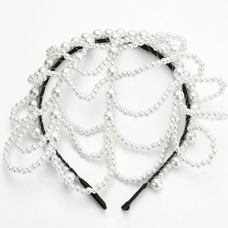Pearl Headband Smycken Hårringar
