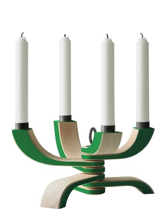 Design House Stockholm Nordic Light 4-Arms - Green - ONE SIZE