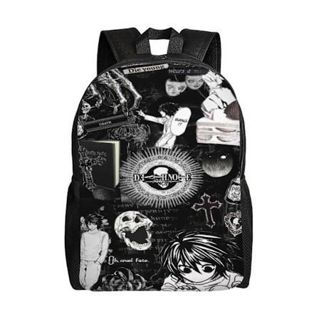 Reppu 931HF Death Note -reput, vapaa-ajan päiväreput, opiskelijoiden kirjalaukku, painettu olkalaukku, kevyt koululaukku 931XQ