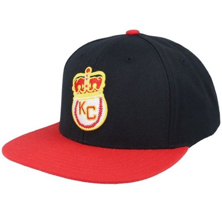 American Needle - Röd snapback Keps - Kc Monarchs Nl Archive 400 Black/Red Snapback @ Hatstore