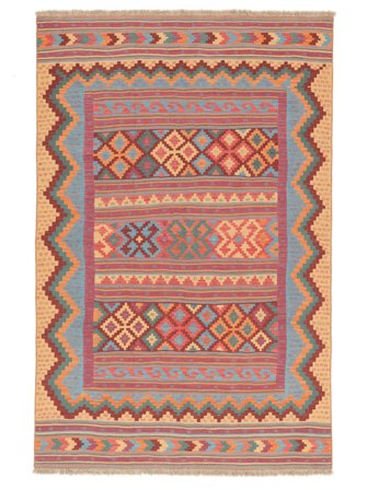 Lille Kilim Sirdjan Tæppe 152X232 Uld
