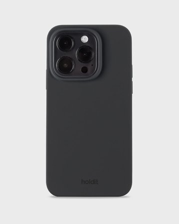 HOLDIT Silicone Case iPhone Black 14 Pro, Tøj & Bolig, Elektronik, Telefon & Mobiltilbehør