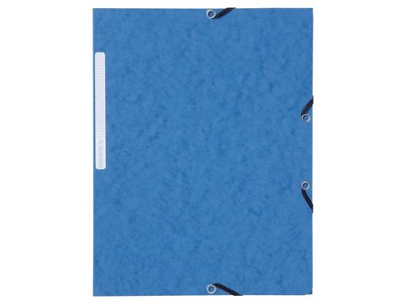 LYRECO Gummibandsmapp 3-k A4 blå 10/fp - Lyreco - Kontorsmaterial - Mappar och plastfickor - Gummibandsmappar 3-klaff - Kartong