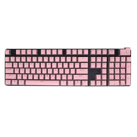 104 Tangenter Pudding Keycaps OEM Profil Double Shot ABS/PBT Bakgrundsbelysta Tangenter för Mekaniskt Gaming Tangentbord Cherry Mx Switch