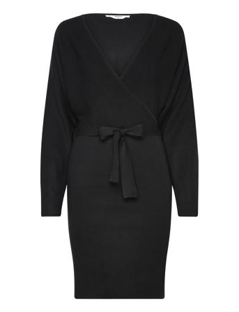 Object Objradja Knit L/S Re Dress 134 Svart