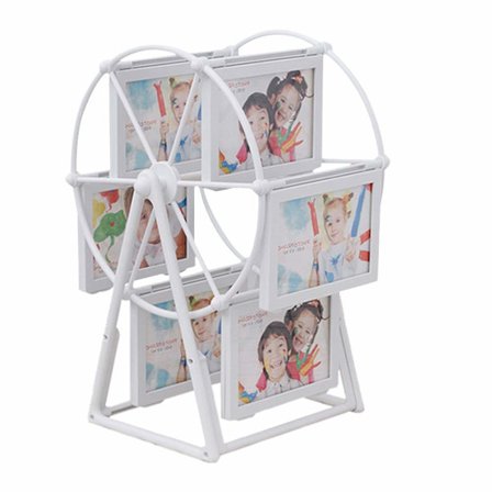 Roterande pariserhjul foto ram skrivbord bord vintage foto ram personlig familj foto ram rymmer 12 foton hem inredning jul