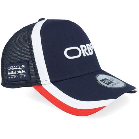 New Era - Motor Blå adjustable Keps - Red Bull Racing F1 25 Retro E-Frame Navy A-frame Trucker @ Hatstore