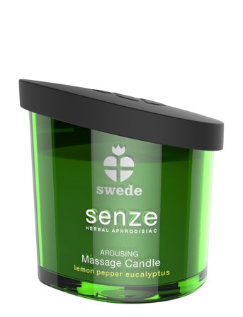 Swede Swede Arousing Massage Candle - Lemon Pepper Eucalyptus - Nude - 50 ML