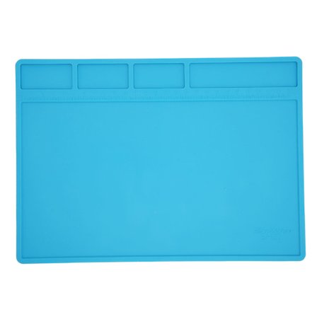 Loddemåtte Silikone Reparationspude Antistatisk Varmebestandig med Skala til Elektronik