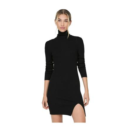 Only Knitted Kjole Sort, Dame