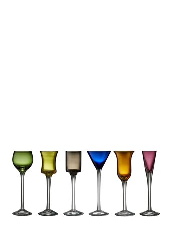Lyngby Glas | Snapsglas P Fot 6 St Ass Lyngby | ONE SIZE