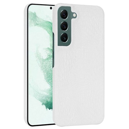 Croco Suojakotelo Samsung Galaxy S22 Plus - Valkoinen