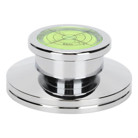 Vinylplade Stabilisator Klemme Vibrationsbalance Sølv LP Vægt af Aluminiumlegering