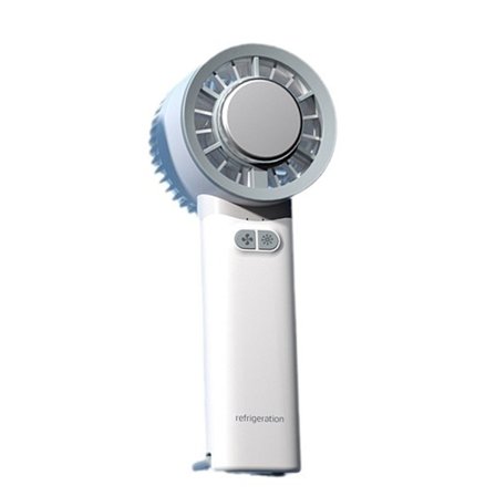 Kädessä pidettävä tuuletin pitkällä akulla, 1800 mAh USB-ladattava matkustamiseen/ulkokäyttöön