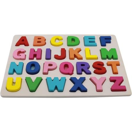 29,5*22*1,2cm (Aakkospeli), Puinen Aakkospeli ABC-Kirjaimet