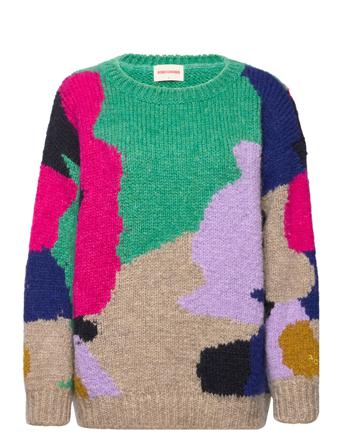 Multicolour Intarsia Jumper Pulllover Multi/mönstrad Bobo Choses
