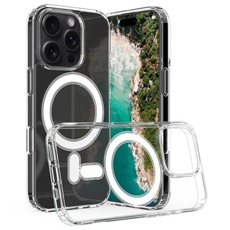 iPhone 16 Pro Case MagSafe Compatible - Transparent