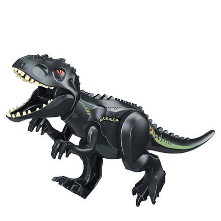 Jurassic Stor Samlet Dinosaur Tyrannosaurus Rex Legetøjs Byggeklodser Børn black