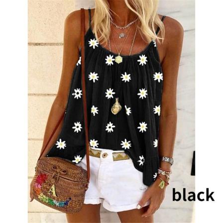 Sommertop Skjorte Swingvest Sort M