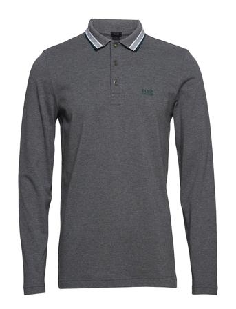 Plisy Polos Long-sleeved Grå BOSS
