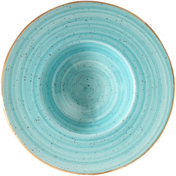 Pastatallrik Aura Aqua Ø28cm