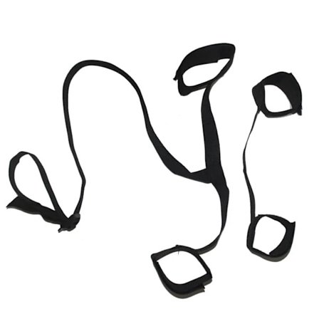 Sexiga Kvinnor Handryggsband Bondage Rem Gag Sexleksaker för Par SM Slav Handbojor Stock Handbojor Bdsm Bondage Leksaker