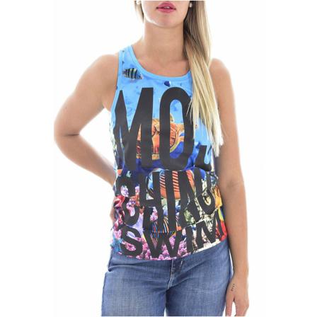 Moschino Sleeveless Tops Blå, Herre