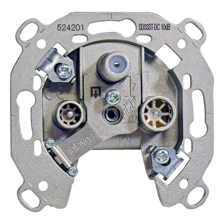 Televes 524201 Uttak med klemme, Strømbrytere & vegguttak