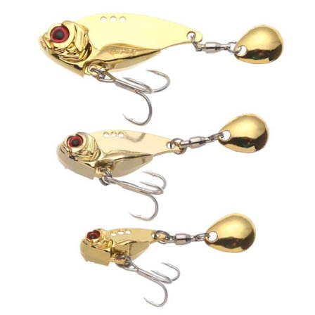 Metall Fiskebete VIB Lure GULD GULD