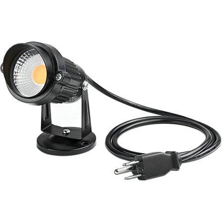 LED Landskabslys Op Ned Lys 5w Hvid LED Dekorativ Spotlight Lampe 110v Med Stik Til Indendørs Udendørs Gårdhave Trin Væg Belysning (varm Hvid) uden 
