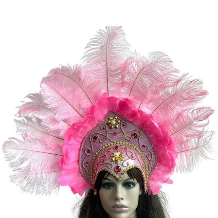 Fjer hovedbeklædning Hårbånd PINK