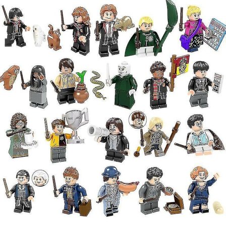 20pcs Harry Potter Series Assembled Set Build Blocks Toys For Kids Adult Christmas Gift V
