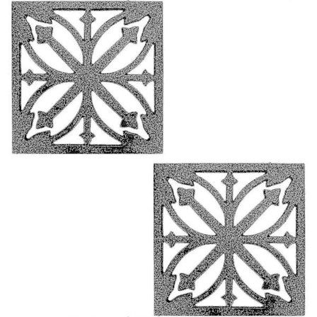 2-pakning 17 cm Kraftige Gryteunderlag i Støpejern, Varmebestandige Underlag for Gryter og Panner