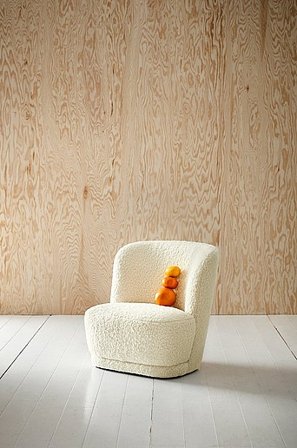 Jotex - Teddy Mini Børnelænestol Natur røg - RICHMOND - Køb Børnelænestole hos Jotex