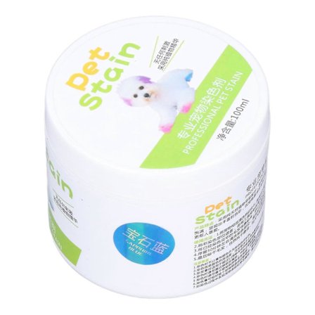 Hårfarve til hunde, semi-permanent og permanent farve til kæledyr, til kæledyrspleje, 100 ml, safir