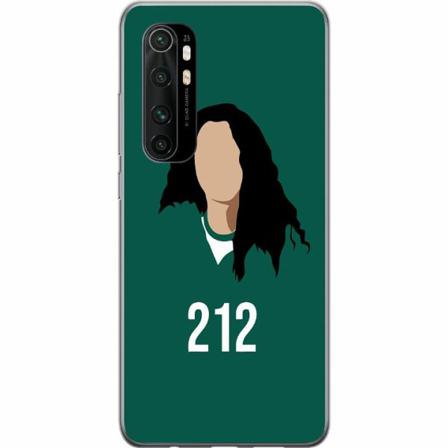 Xiaomi Mi Note 10 Lite Genomskinligt Skal Squid Game