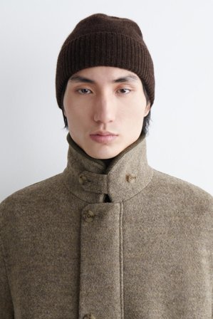 COS Women's Berretto In Cashmere in Marrone