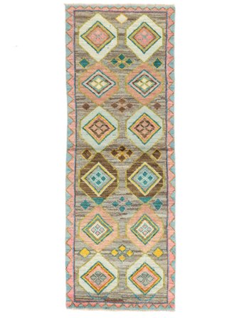 Small Berber Colourful Rug 82X200 Wool