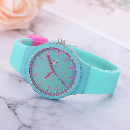 Damklocka Casual Watch Student Casual Fashion Candy Watch Silikon