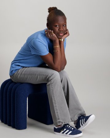 Tommy Hilfiger BOYS BASIC CN KNIT S/S Blå T-skjorter Jente - Kids Brand Store