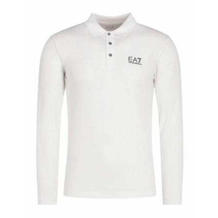 Emporio Armani Ea7, Longsleeve tops Wit, Heren, Maat:XL