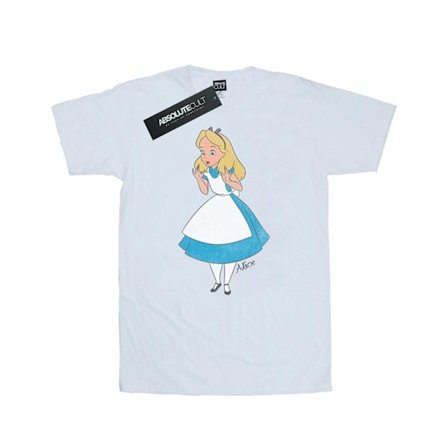 Disney Herr Alice In Wonderland Överraskad Alice T-shirt L Vit