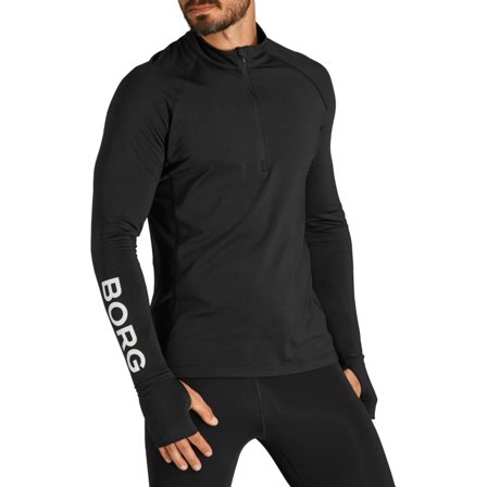 Björn Borg Men's Borg Midlayer Half Zip Men Mid layer tops Black M