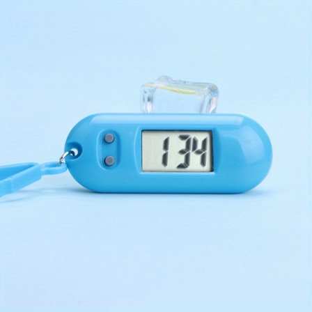 Nyckelring Fickur Portabel Student Ungdomar Elektronisk Klocka Nyckelring Ryggsäck Nyckel Display LED Digital Ungdomar Klocka Testklockor Liten Han